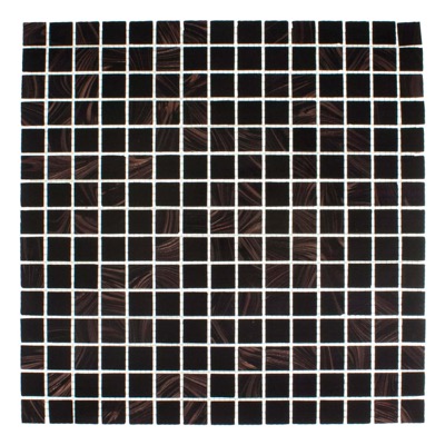 Gils Night Sky klaasmosaiik 30×30, tume kuldpronksjate triipudega pind