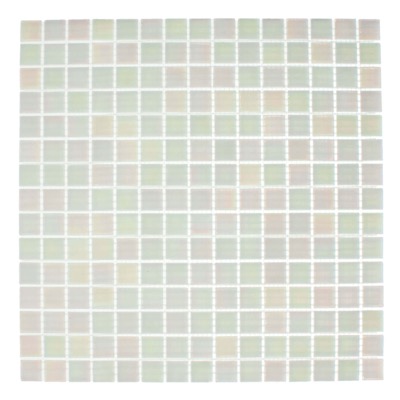 Gils Perla klaasmosaiik 30×30, pärlendav valge