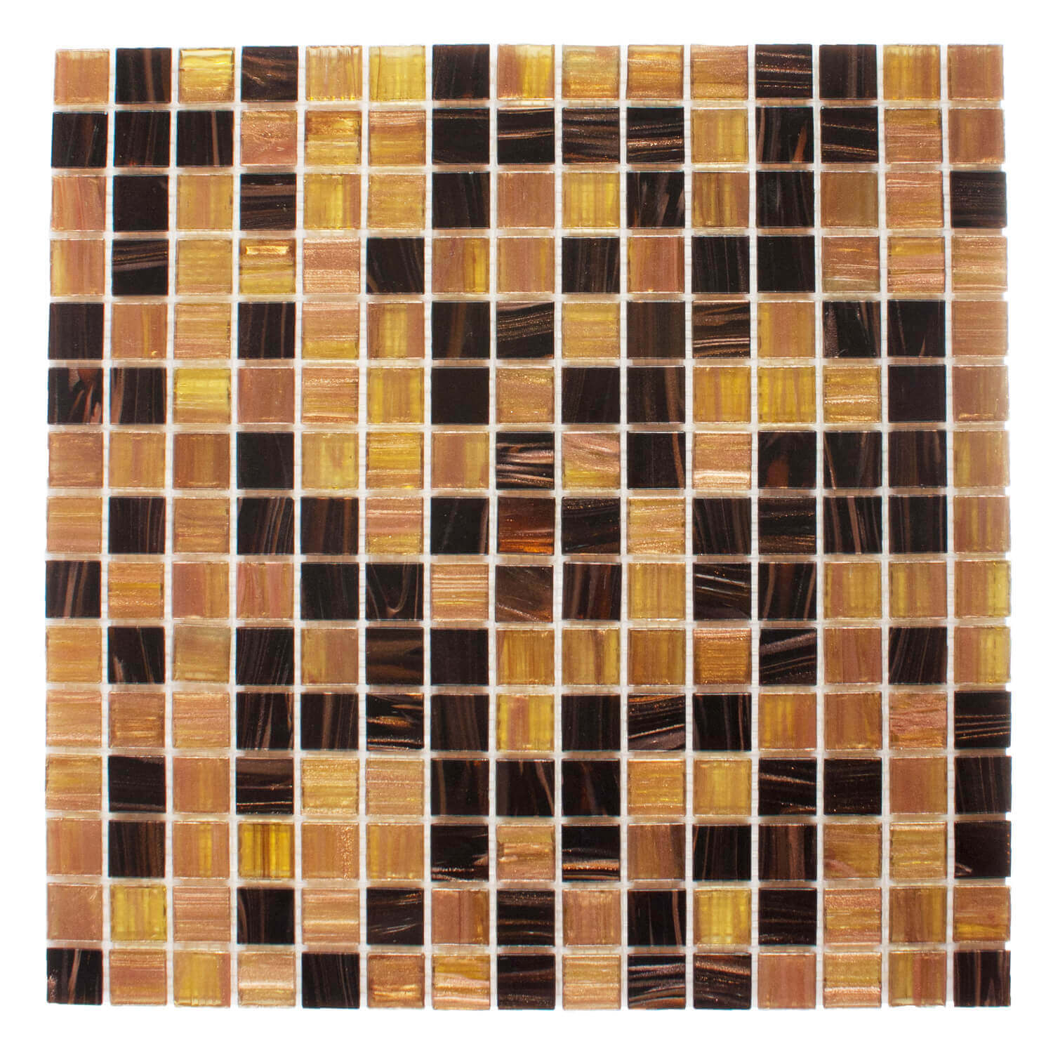 Gils Mocca Light klaasmosaiik 30×30, soe kollakas-beež